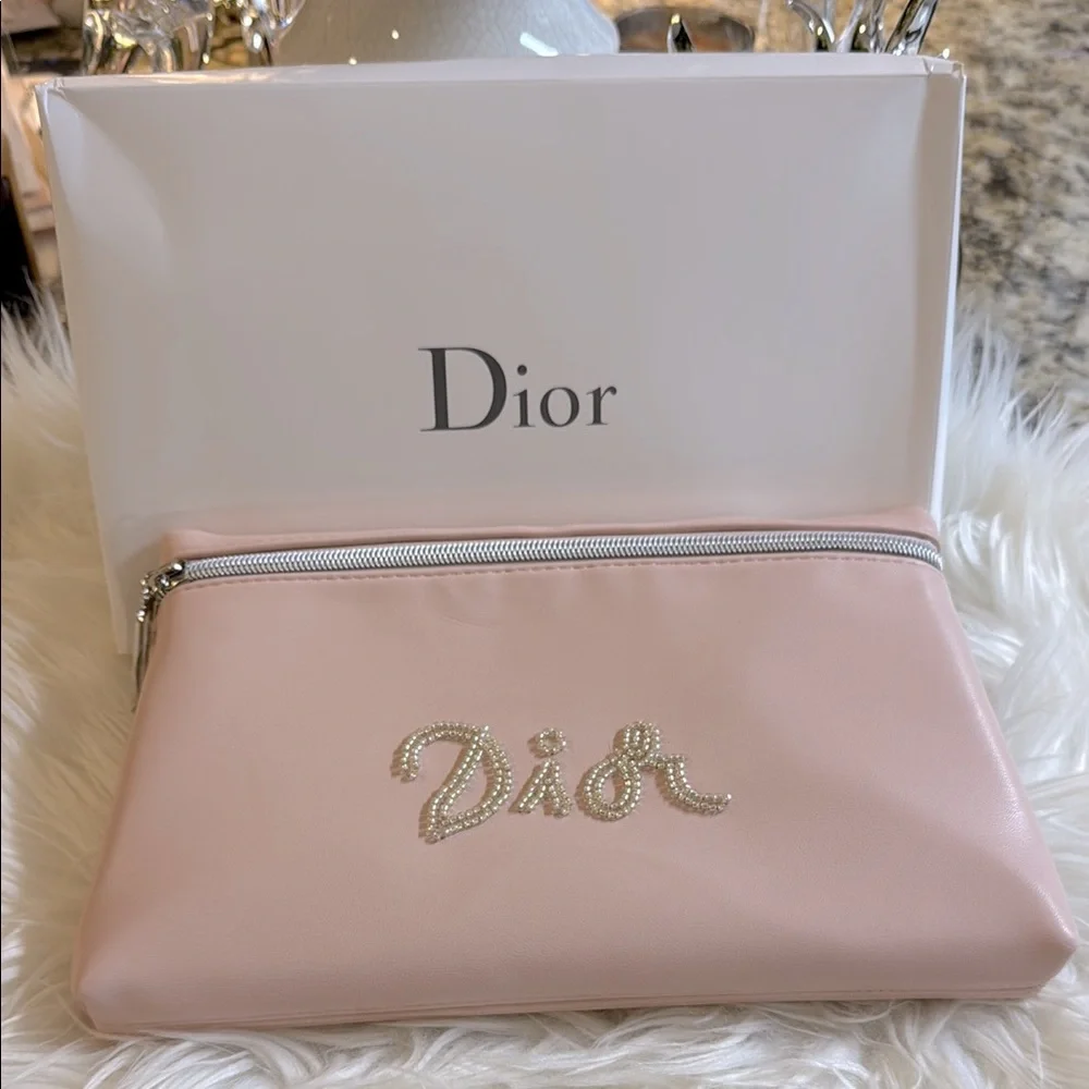 Dior Pink Clutch Cosmetic pouch Parfums VIP gift